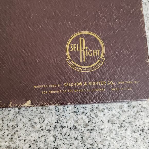 VTG‎ 1953 Scrabble Game Selchow And Righter All 100 Tiles Rare Dark Wood Holders - Picture 12 of 14